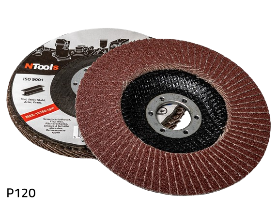 Disque à lamelle abrasive pour acier